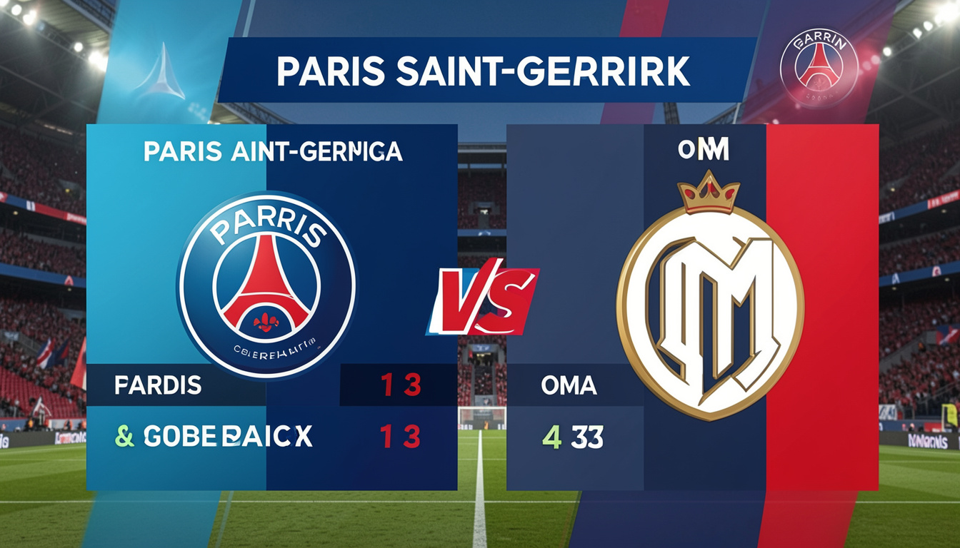 Statistiques de Paris Saint-Germain Football Club – OM : Analyse Complète du Classique Français