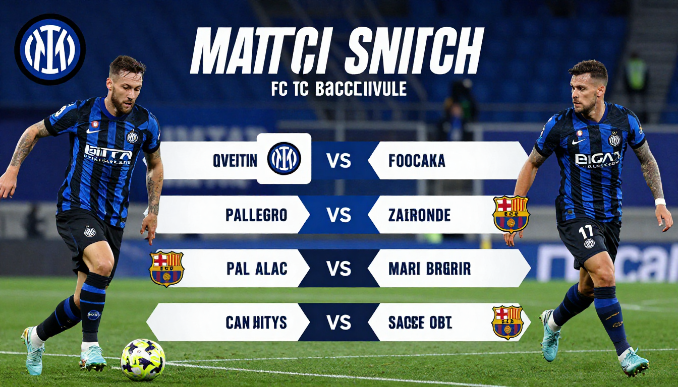 Statistiques de Inter Milan – FC Barcelone : Analyse Complète des Confrontations
