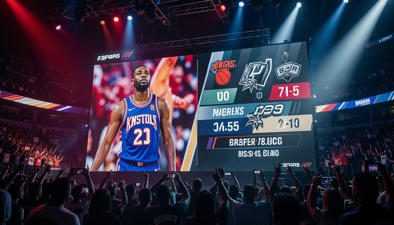 Statistiques de match du joueur Knicks Spurs : Analyse complète des performances