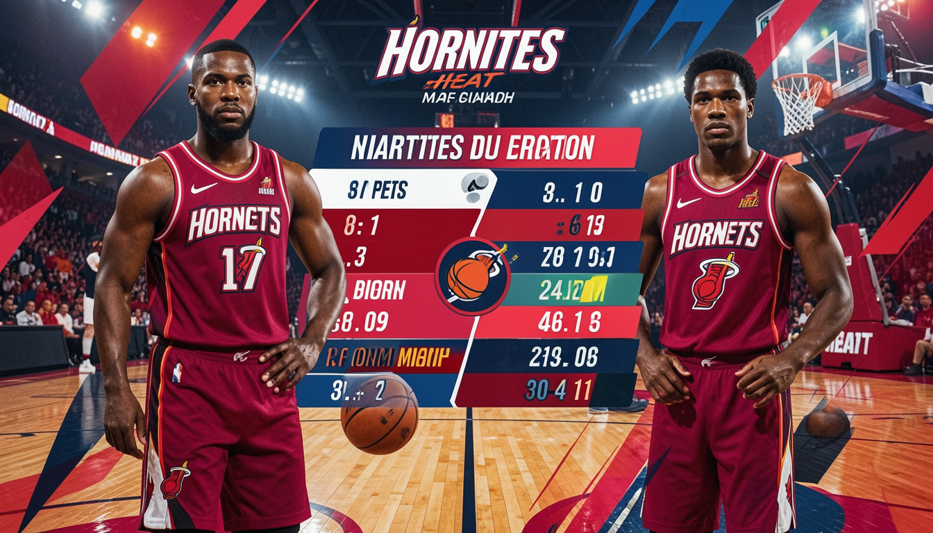 Statistiques de match du joueur Hornets Heat de Miami : analyse complète des performances