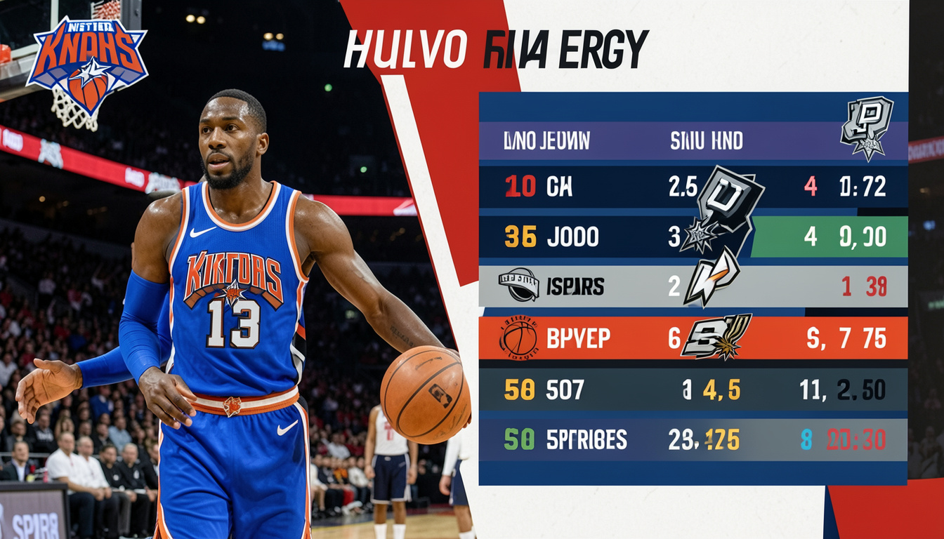 Statistiques de match du joueur Knicks Spurs